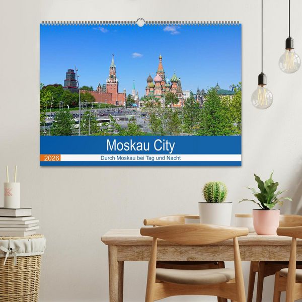 Produktbild: Moskau City (Wandkalender 2026 DIN A2 quer), CALVENDO Monatskalender