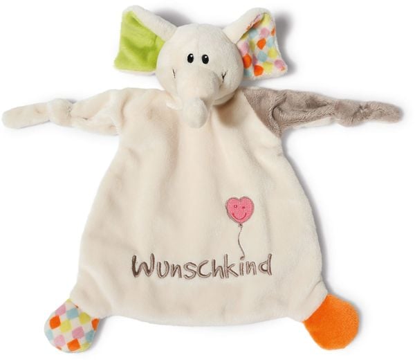 Produktbild: Schmusetuch Elefant Wunschkind 25x25cm an Header