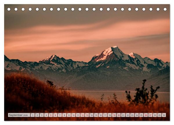 Produktbild: Neuseeland - Landschaftstr&auml;ume (Tischkalender 2026 DIN A5 quer), CALVENDO Monatskalender