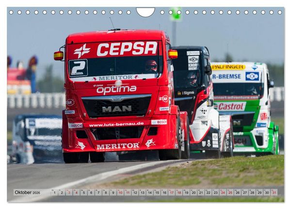 Produktbild: Best of TRUCK RACING (Wandkalender 2026 DIN A4 quer), CALVENDO Monatskalender