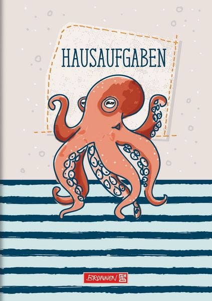 Produktbild: Brunnen Aufgabenheft A5 48 Blatt Ocean