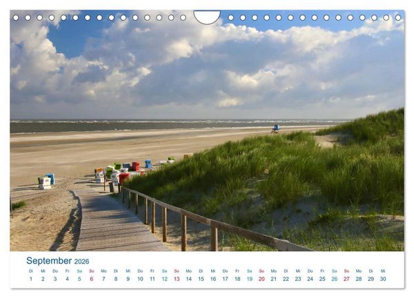 Produktbild: Langeoog 2026. Impressionen zwischen Hafen und Ostende (Wandkalender 2026 DIN A4 quer), CALVENDO Monatskalender