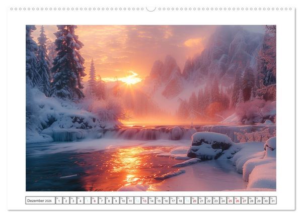 Produktbild: Wo Wasser und Magie sich vereinen (hochwertiger Premium Wandkalender 2026 DIN A2 quer), Kunstdruck in Hochglanz