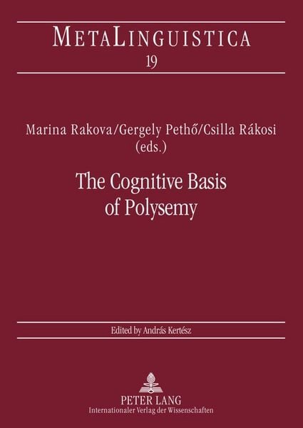 Produktbild: The Cognitive Basis of Polysemy
