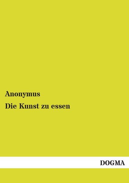 Produktbild: Die Kunst zu essen