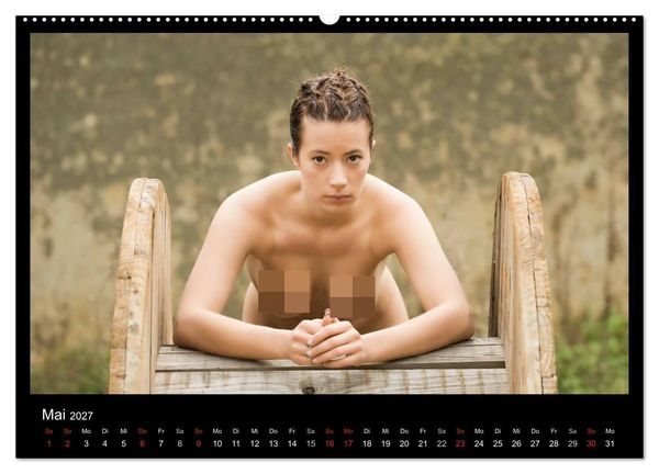 Produktbild: Outdoor Aktkalender 2027 (hochwertiger Premium Wandkalender 2027 DIN A2 quer), Kunstdruck in Hochglanz