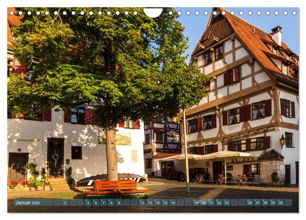 Produktbild: Die Fischerstadt - Ein mittelalterliches Stadtviertel in Ulm (Wandkalender 2026 DIN A4 quer), CALVENDO Monatskalender