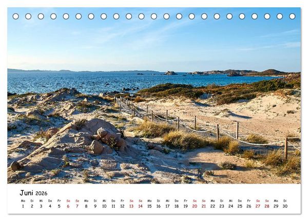Produktbild: Sardinien - Ein St&uuml;ck Karibik im Mittelmeer (Tischkalender 2026 DIN A5 quer), CALVENDO Monatskalender