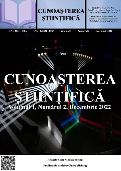 Produktbild: Cunoa&iquest;terea &iquest;tiin&iquest;ifica, Volumul 1, Numarul 2, Decembrie 2022