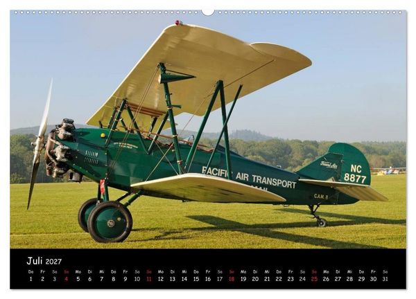 Produktbild: Doppeldecker - Veteranen der L&uuml;fte (Wandkalender 2027 DIN A2 quer), CALVENDO Monatskalender