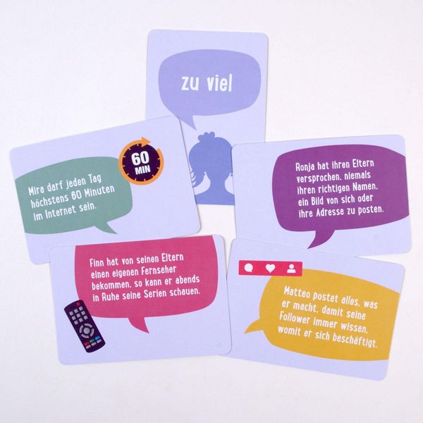 Produktbild: 50 Standpunktkarten Medienkonsum