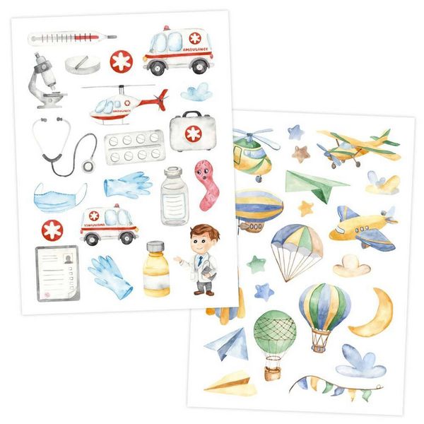 Produktbild: 100 Kinder-Tattoos 'Berufe'