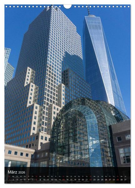 Produktbild: New York Wolkenkratzer (Wandkalender 2026 DIN A3 hoch), CALVENDO Monatskalender