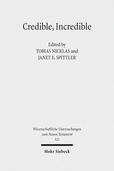 Produktbild: Credible, Incredible