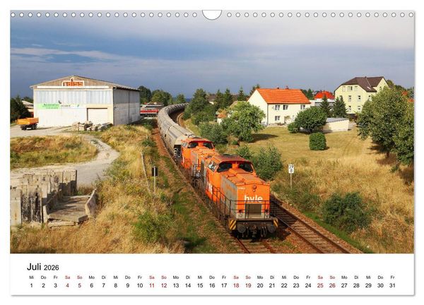 Produktbild: Eisenbahnen in Ostsachsen 2026 (Wandkalender 2026 DIN A3 quer), CALVENDO Monatskalender