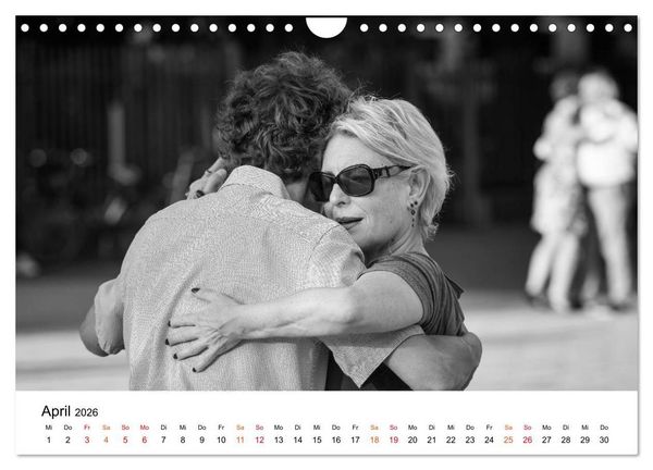 Produktbild: Tango Argentino - Paare beim Tanz auf &ouml;ffentlichen Pl&auml;tzen (Wandkalender 2026 DIN A4 quer), CALVENDO Monatskalender