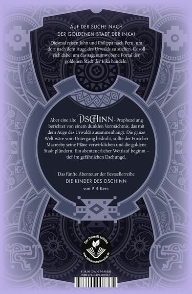 Produktbild: Die Kinder des Dschinn: Das dunkle Erbe der Inka