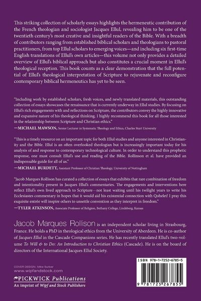 Produktbild: Jacques Ellul and the Bible