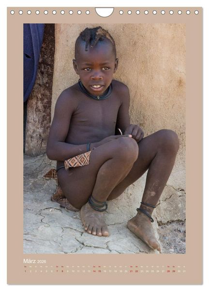 Produktbild: Besuch bei den Himbas - Namibia (Wandkalender 2026 DIN A4 hoch), CALVENDO Monatskalender