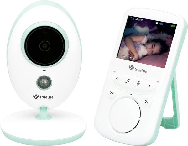 Produktbild: Truelife NannyCam V24 Pro Babyphone mit Kamera Digital 2.4GHz