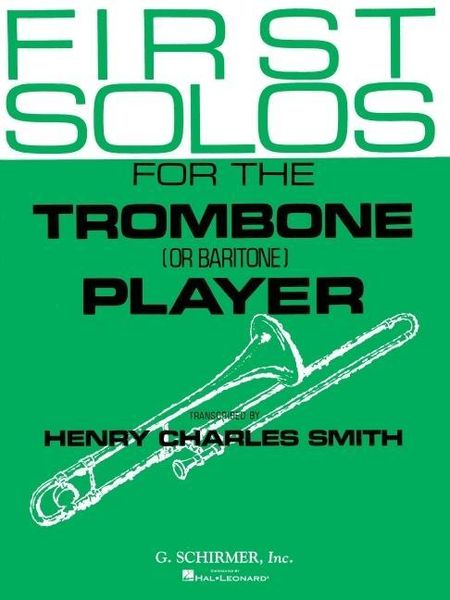Produktbild: First Solos for the Trombone or Baritone Player