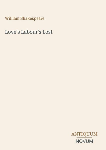 Produktbild: Love's Labour's Lost