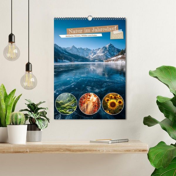 Produktbild: Natur im Jahreslauf (Wandkalender 2026 DIN A3 hoch), CALVENDO Monatskalender