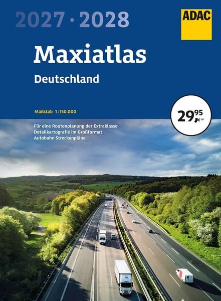 Produktbild: ADAC Maxiatlas 2027/2028 Deutschland 1:150.000