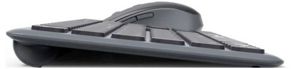 Produktbild: Hama Multi-Device-Tastatur-Maus-Set "WKM-550", kabellos, Funk/BT, SW, QWERTZ DE Kabellos Tastatur, Maus-Set Deutsch, QWERTZ Schwarz