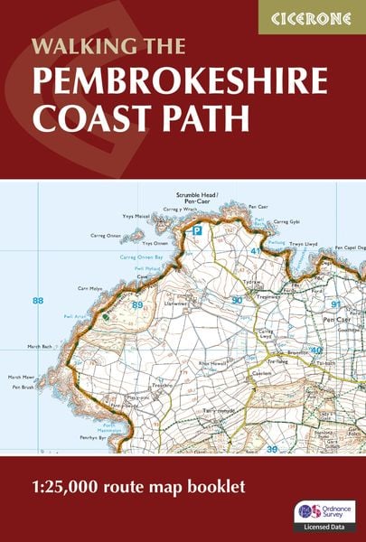 Produktbild: Pembrokeshire Coast Path Map Booklet