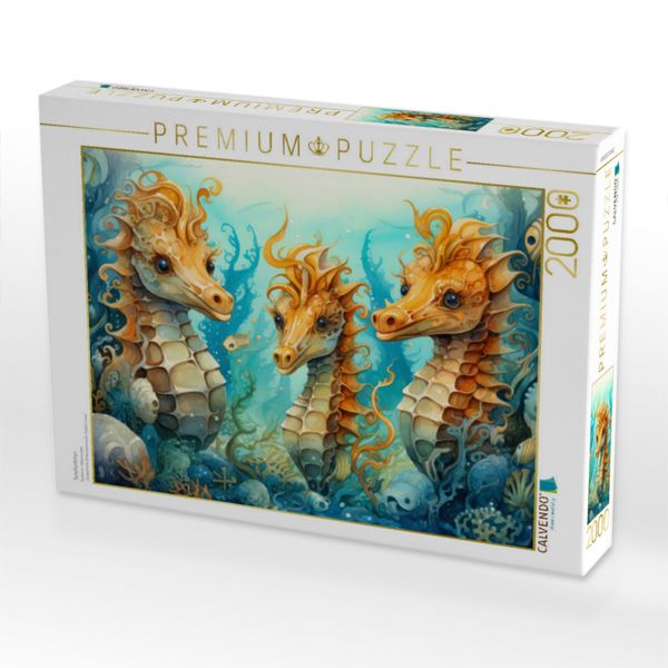 Produktbild: CALVENDO Puzzle Seepferdchen | 2000 Teile Lege-Gr&ouml;&szlig;e 90x67cm Foto-Puzzle f&uuml;r gl&uuml;ckliche Stunden