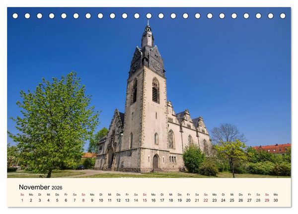 Produktbild: Lutherstadt Wittenberg - Stadt der Reformation (Tischkalender 2026 DIN A5 quer), CALVENDO Monatskalender