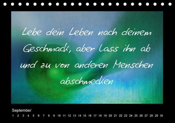 Produktbild: Monatsspr&uuml;che (Tischkalender immerw&auml;hrend DIN A5 quer)