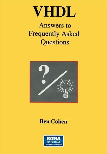 Produktbild: VHDL Answers to Frequently Asked Questions