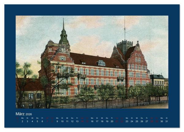 Produktbild: Lebendiges Hamburg von 1888 bis 1918 (Tischkalender 2026 DIN A5 quer), CALVENDO Monatskalender
