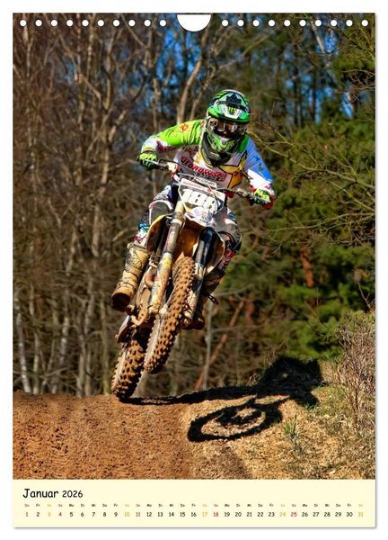 Produktbild: Motocross - einfach cool (Wandkalender 2026 DIN A4 hoch), CALVENDO Monatskalender