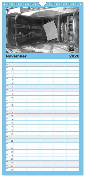 Produktbild: Familienplaner 2026 - Formel, Rennen, Boxengasse 1971-&acute;83 mit 5 Spalten (Wandkalender, 21 x 45 cm) CALVENDO