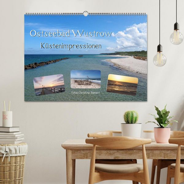 Produktbild: Ostseebad Wustrow K&uuml;stenimpressionen (Wandkalender 2026 DIN A2 quer), CALVENDO Monatskalender