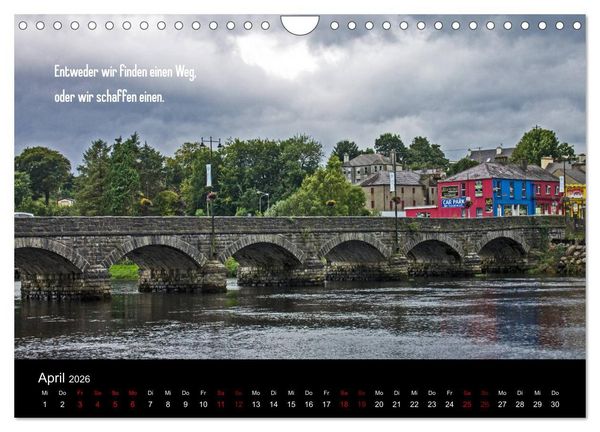 Produktbild: Irland - Irische Segensw&uuml;nsche (Wandkalender 2026 DIN A4 quer), CALVENDO Monatskalender