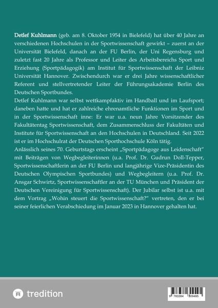 Produktbild: Detlef Kuhlmann - Sportpädagoge aus Leidenschaft
