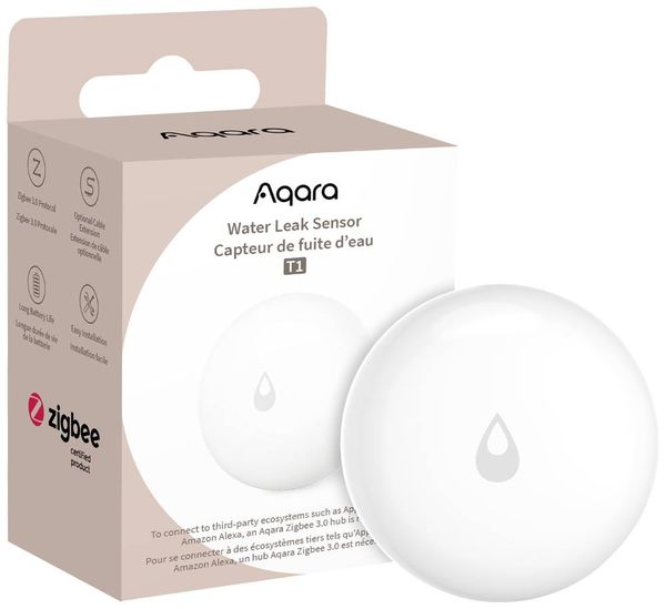 Aqara Wassersensor WL-S02D Weiß Apple HomeKit