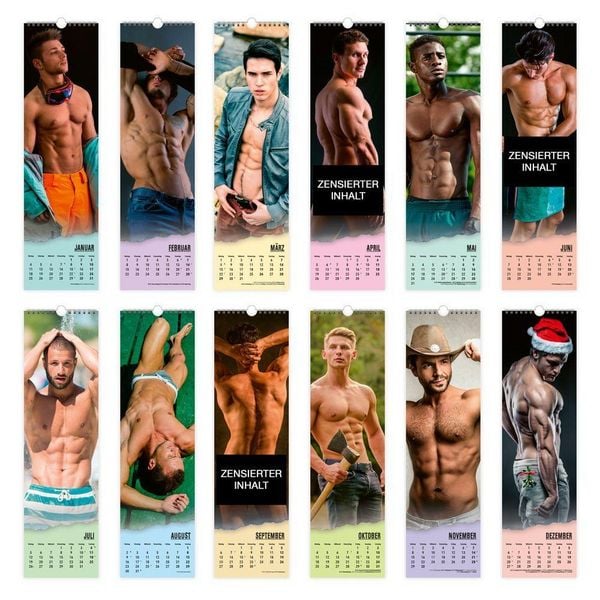 Produktbild: TR&Ouml;TSCH - Erotikkalender XL-Streifenkalender Men 2027