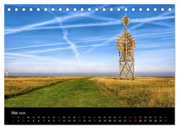 Produktbild: Zeit f&uuml;r... Insel Neuwerk - Kulturlandschaft im Wattenmeer (Tischkalender 2026 DIN A5 quer), CALVENDO Monatskalender