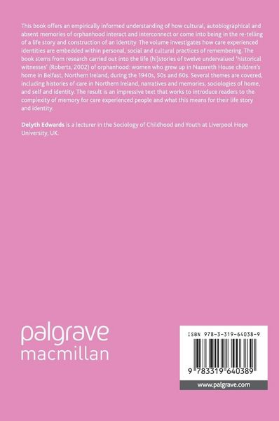 Produktbild: Cultural, Autobiographical and Absent Memories of Orphanhood