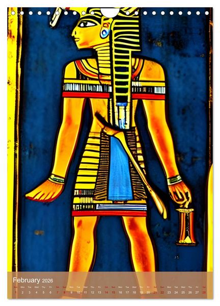 Produktbild: Ancient Egypt - Digital Artwork created by Artificial Intelligence (Wall Calendar 2026 DIN A4 portrait), CALVENDO 12 Month Wall Calendar