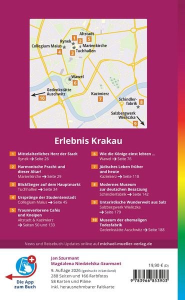 Produktbild: MICHAEL M&Uuml;LLER Reisef&uuml;hrer Krakau MM-City
