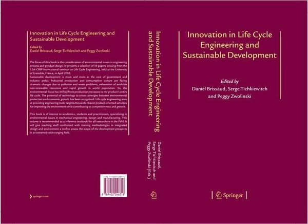 Produktbild: Innovation in Life Cycle Engineering and Sustainable Development