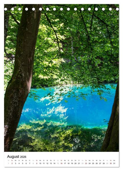 Produktbild: Blaubeuren I Das Kloster - Der Blautopf - Der Ort (Tischkalender 2026 DIN A5 hoch), CALVENDO Monatskalender