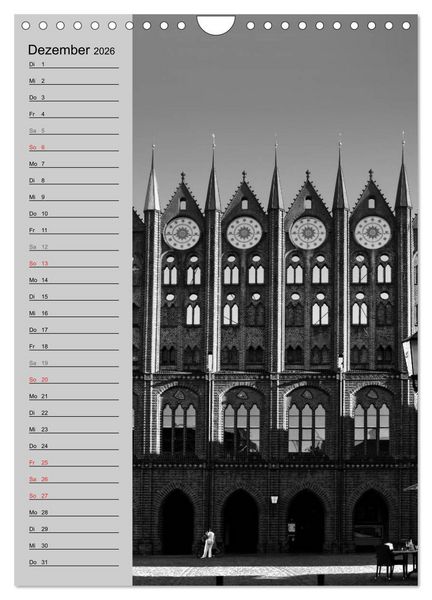 Produktbild: Stralsund. Ein Hauch l&auml;ngst vergangener Zeiten (Wandkalender 2026 DIN A4 hoch), CALVENDO Monatskalender