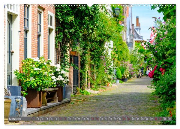 Produktbild: Ein Blick auf Alkmaar (Wandkalender 2026 DIN A2 quer), CALVENDO Monatskalender